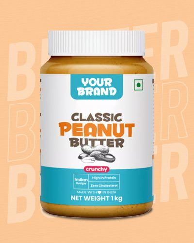 Private Label Classic Crunchy Peanut Butter in the UK