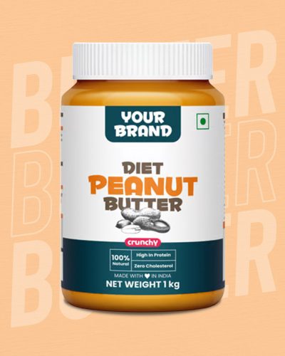 Private Label Diet Crunchy Peanut Butter in the UK