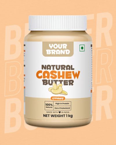 Private Label Natural Creamy Cashew Butter in the UK