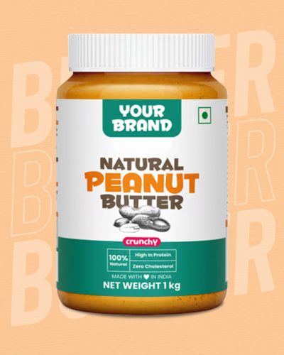 Private Label Natural Crunchy Peanut Butter in the UK
