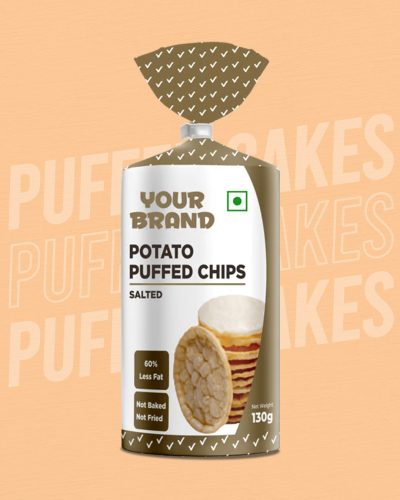 Private Label Salted Puffed Potato Chips in the UK