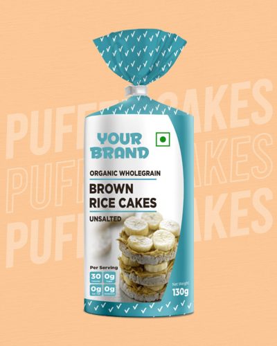 Private Label Unsalted Brown Rice Cakes in the UK