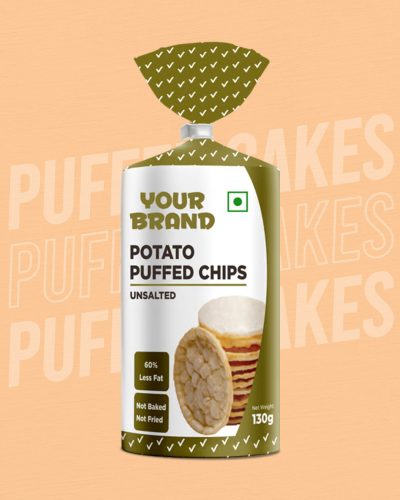 Private Label Unsalted Puffed Potato Chips in the UK